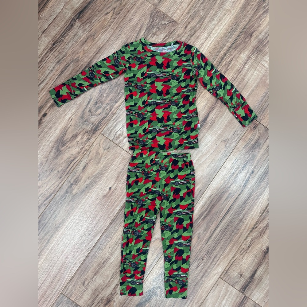 Hot Wheels x Posh Peanut Boys Pajamas 2T